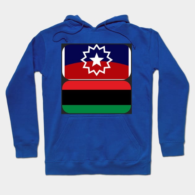 Juneteenth amd Pan African Hoodie by African American Boxing line